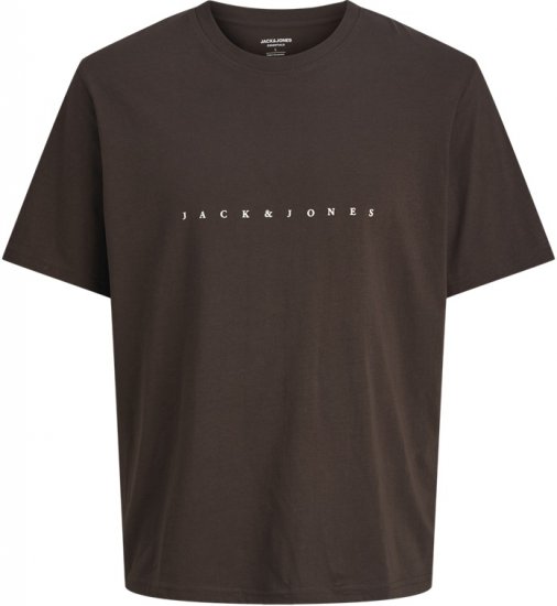 Jack & Jones STAR T-shirt Brown - T-paidat - Isot T-paidat 2XL – 14XL