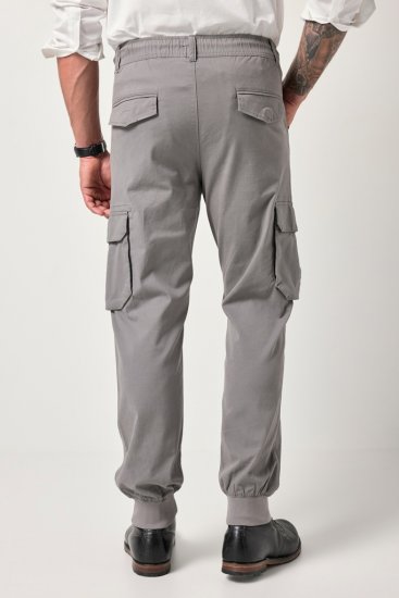 JP1880 Cargo Pants Flexnamic Modern Fit Grey - Farkut ja housut - Miesten isot farkut ja isot housut W40-W70