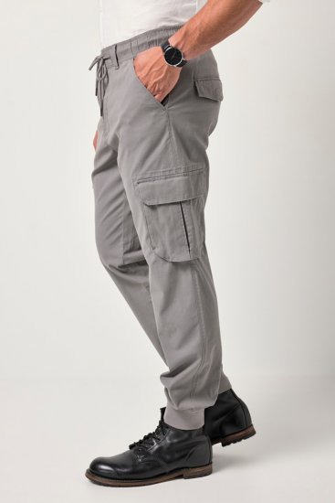 JP1880 Cargo Pants Flexnamic Modern Fit Grey - Farkut ja housut - Miesten isot farkut ja isot housut W40-W70