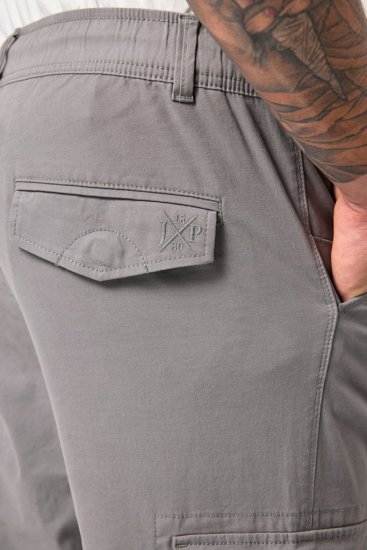 JP1880 Cargo Pants Flexnamic Modern Fit Grey - Farkut ja housut - Miesten isot farkut ja isot housut W40-W70