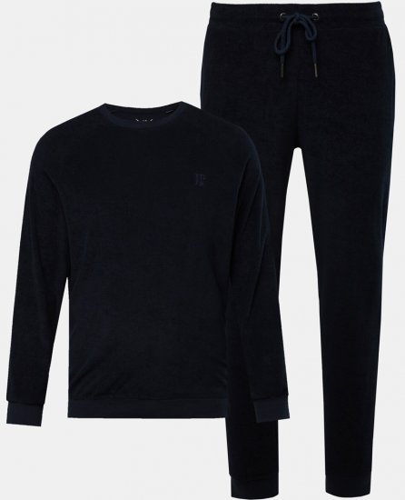 JP1880 Pyjamas Two-piece Belly Fit Dark Navy - Alusvaatteet & uimavaatteet - Miesten Isot alusvaatteet 