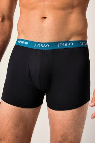 JP1880 FLEXNAMIC OEKO-TEX Boxer Shorts 2-Pack Black - Alusvaatteet & uimavaatteet - Miesten Isot alusvaatteet 