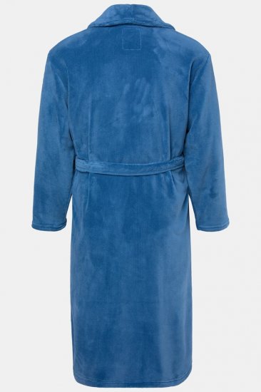 JP1880 Bathrobe with Spacious Pockets Denim Blue - Alusvaatteet & uimavaatteet - Miesten Isot alusvaatteet 