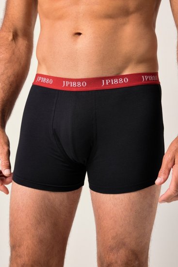 JP1880 FLEXNAMIC OEKO-TEX Boxer Shorts 2-Pack Black - Alusvaatteet & uimavaatteet - Miesten Isot alusvaatteet 
