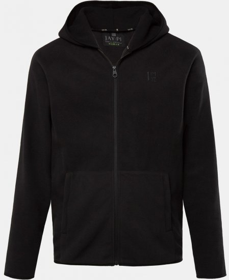JAY-PI Ultra-light Fleece Jacket Black - Hupparit ja collegepaidat - Miesten hupparit ja collegepaidat isot koot
