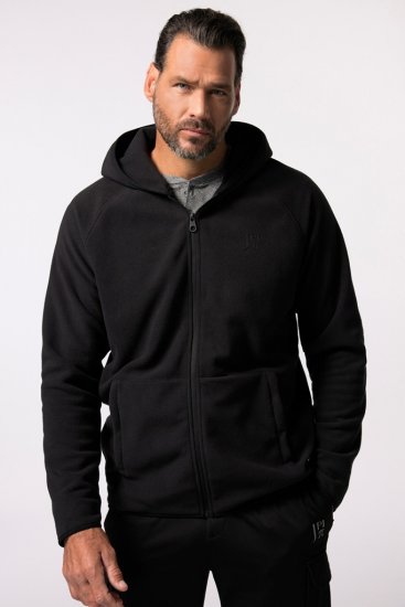 JAY-PI Ultra-light Fleece Jacket Black - Hupparit ja collegepaidat - Miesten hupparit ja collegepaidat isot koot
