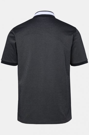 JAY-PI Quickdry Two-Tone Golf Poloshirt Black - Pikeepaidat - Miesten isot pikeepaidat
