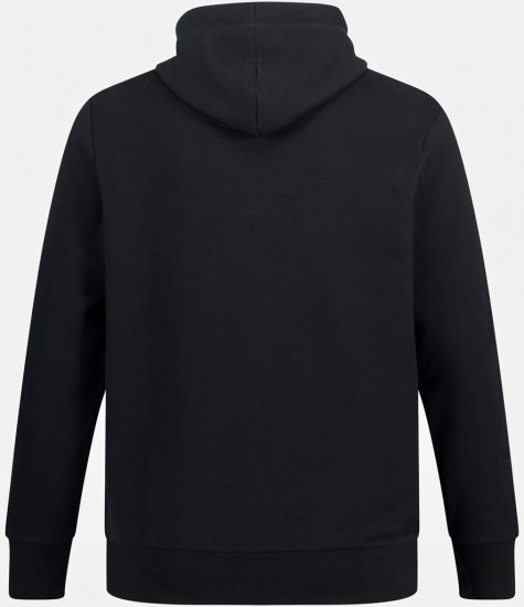 JAY-PI Hoodie with Soft Brushed Interior Black - Hupparit ja collegepaidat - Miesten hupparit ja collegepaidat isot koot