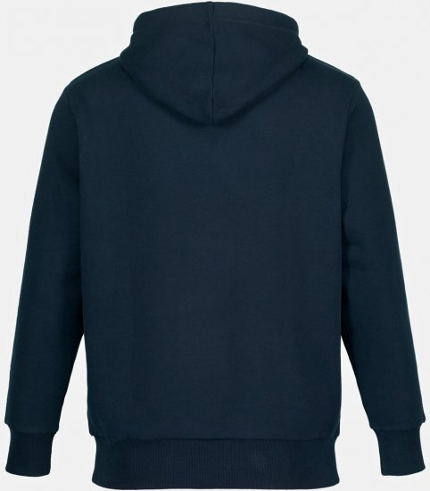 JAY-PI Hoodie with Soft Brushed Interior Navy - Hupparit ja collegepaidat - Miesten hupparit ja collegepaidat isot koot