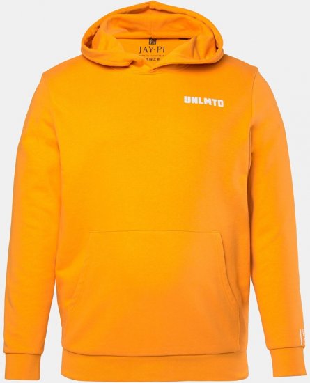 JAY-PI Hoodie UNLMTD Orange - Hupparit ja collegepaidat - Miesten hupparit ja collegepaidat isot koot