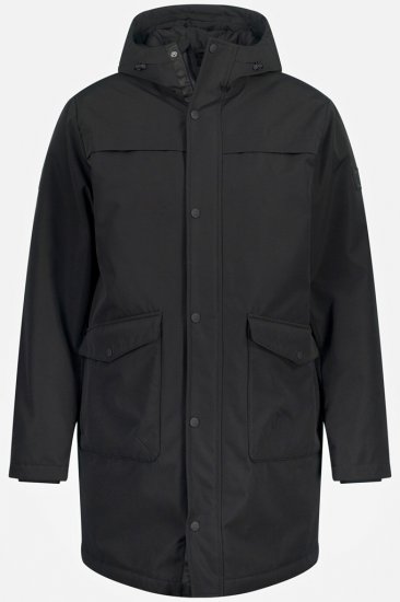 JP1880 Warm Parka with Wind Cuffs Black - Takit - Miesten Takit, isot koot – 2XL – 12XL