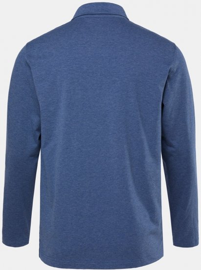 JAY-PI Quickdry Polo Long Sleeve Blue - Pikeepaidat - Miesten isot pikeepaidat