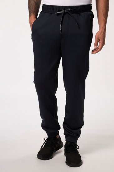 JAY-PI Tennis Tracksuit Pants Black - Collegehousut ja collegeshortsit - Miesten Isot collegehousut ja collegeshortsit