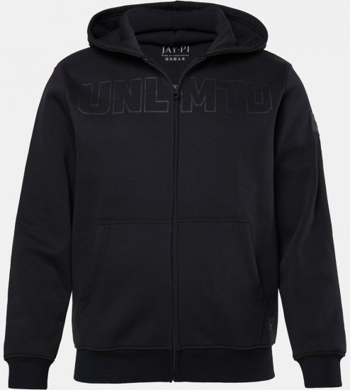 JAY-PI Tracksuit Hoodie Black - Urheiluvaatteet & ulkoilu - Miesten urheiluvaatteet isot koot
