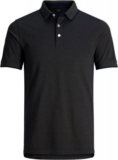 Jack & Jones Paulos Polo Short Sleeve Black - Pikeepaidat - Miesten isot pikeepaidat