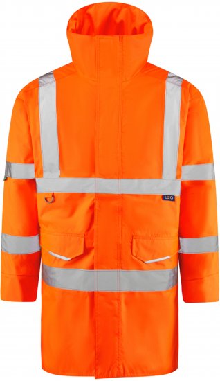 Leo Tawstock EcoViz 4K Baffle Lined Anorak Hi-Vis Orange - Huomiotakit - Huomiotakit 3XL-6XL
