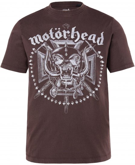 JP1880 Motörhead Soft Jersey Vintage T-Shirt Brown - Bändi T-paidat - 
