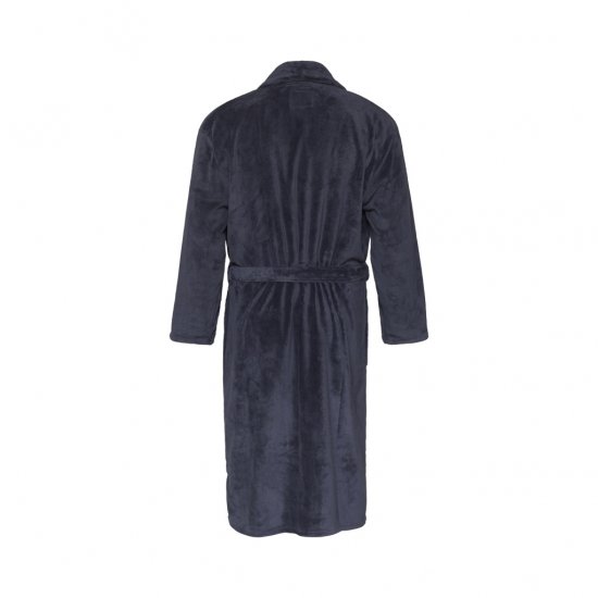 North Latitude Bathrobe Navy Blue - Kylpytakit/aamutakit/pyyhkeet - Miesten kylpytakit isot koot