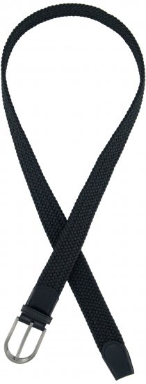 Ulla Popken Elastic Belt Black - Naisten vyöt isot koot - 