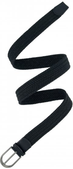 Ulla Popken Elastic Belt Black - Naisten vyöt isot koot - 
