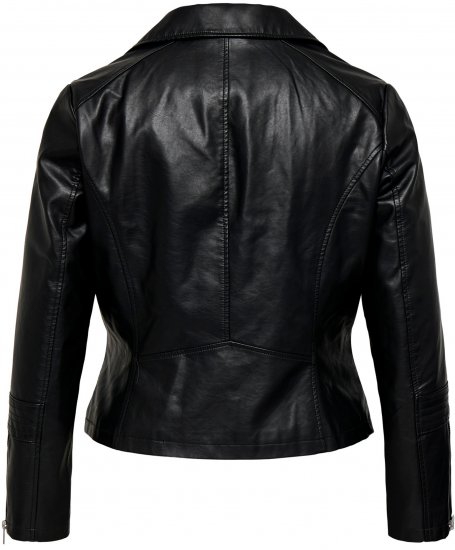 Only Carmakoma Emmy Biker Jacket Black - Nahkatakit - 