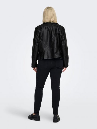 Only Carmakoma Emmy Biker Jacket Black - Nahkatakit - 