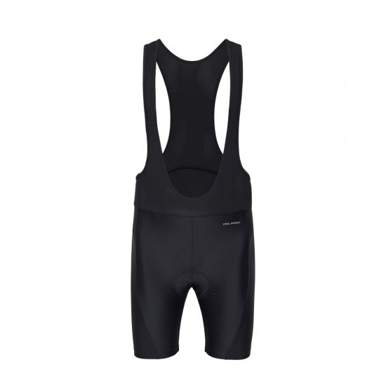 North Latitude Sport Bike Shorts With Suspenders Black - Pyöräilyvaatteet - 