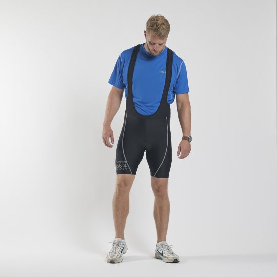 North Latitude Bike Shorts With Suspenders Black TALL - Urheiluvaatteet & ulkoilu - Miesten urheiluvaatteet isot koot