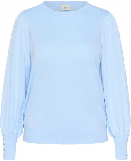 Kaffe Curve Lizzy Pitkähihainen neulepusero Sininen - Neulepaidat & neuleet - 