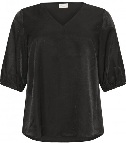 Kaffe Curve Ada Blouse Black - Puserot - 