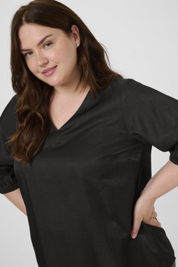 Kaffe Curve Ada Blouse Black - Puserot - 