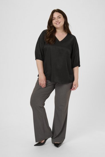 Kaffe Curve Ada Blouse Black - Puserot - 