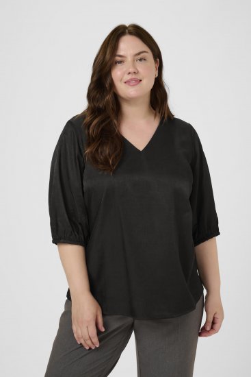 Kaffe Curve Ada Blouse Black - Puserot - 