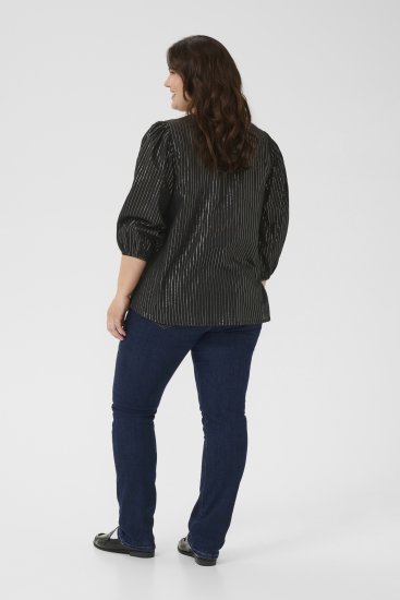 Kaffe Curve Luisa Blouse Black Deep - Puserot - 