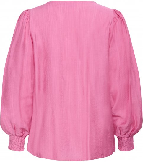 Kaffe Curve Sofia Blouse Pink Power - Puserot - 