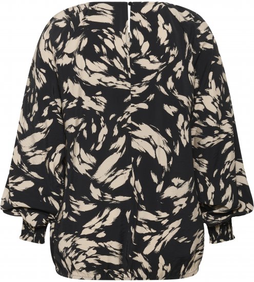 Kaffe Curve Olla Pitkähihainen pusero Musta - Puserot & tunikat - 