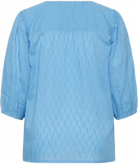 Kaffe Curve Gabby Blouse Azure Blue - Puserot - 