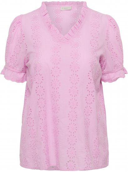 Kaffe Curve Dina Blouse Pink Frosting - Puserot - 
