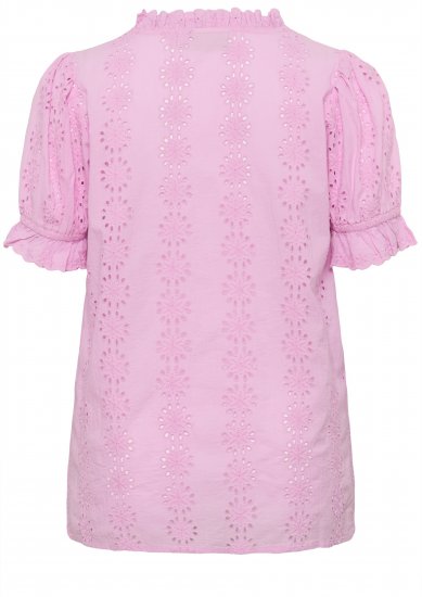 Kaffe Curve Dina Blouse Pink Frosting - Puserot - 