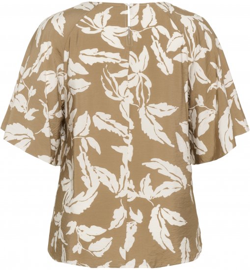 Kaffe Curve Marla Blouse Oak Chalk Leaf - Puserot - 
