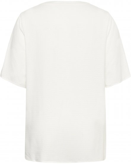 Kaffe Curve Mina Lace Blouse Chalk White - Puserot & tunikat - 