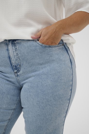 Kaffe Curve Mina Lace Blouse Chalk White - Puserot & tunikat - 