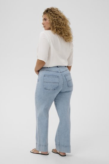 Kaffe Curve Mina Lace Blouse Chalk White - Puserot & tunikat - 