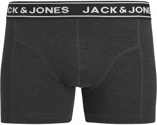 Jack & Jones Hector Solid Trunks 3-Pack Navy/Red/Grey - Bokserit - Miesten Bokserit Isot Koot