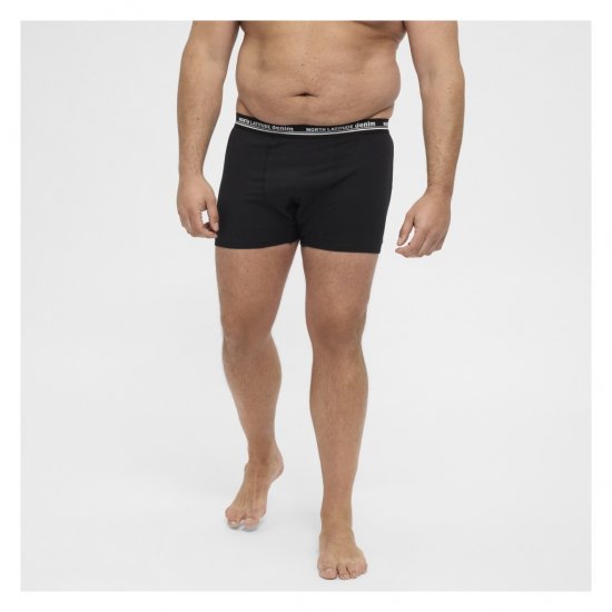North Latitude 5-Pack Boxershorts Black - Bokserit - Miesten Bokserit Isot Koot