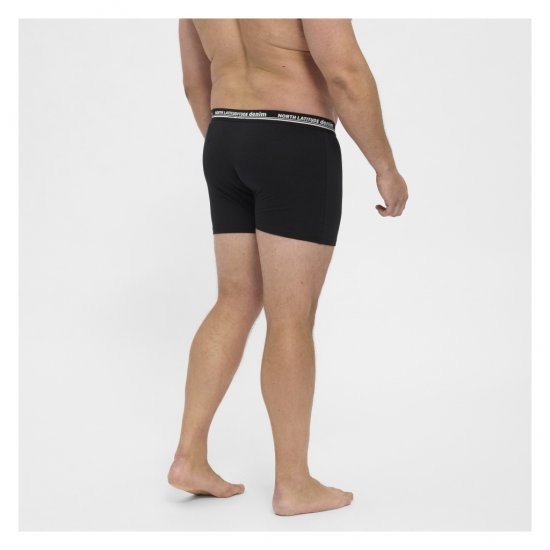 North Latitude 5-Pack Boxershorts Black - Bokserit - Miesten Bokserit Isot Koot