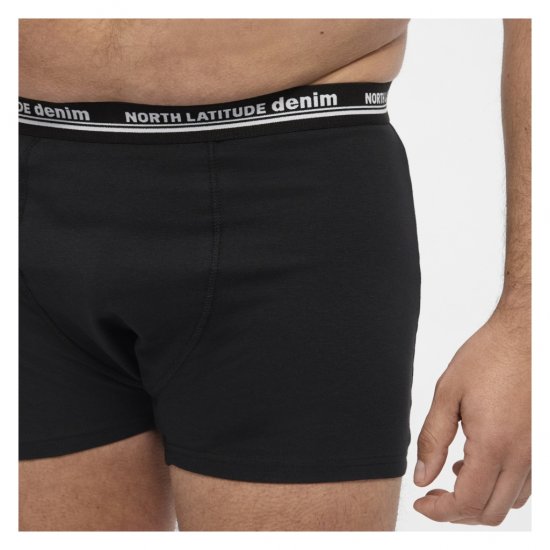 North Latitude 5-Pack Boxershorts Black - Bokserit - Miesten Bokserit Isot Koot