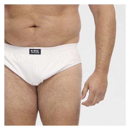North Latitude Brief Underwear White - Alushousut - Miesten alushousut isot koot