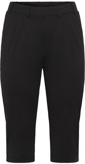 Kaffe Curve Jenna Capri Pants Black - Housut - 