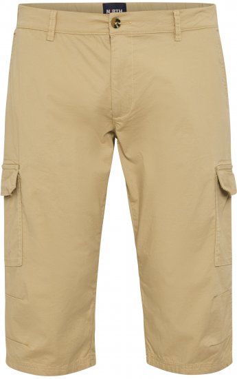 North Latitude 51136 Capri Shorts Beige - Shortsit - Shortsit, isot koot – W40-W60